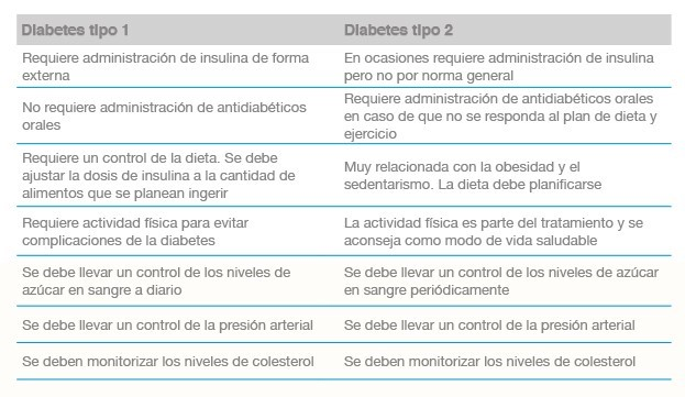 Cuales Son Las Diferencias Basicas Entre La Diabetes Tipo 1 Y La