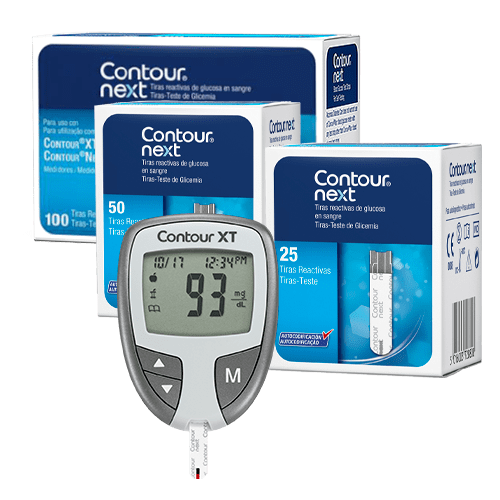 El medidor de glucosa en sangre CONTOUR XT